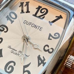 Dufonte Lucien Piccard Patterned Dial Watch